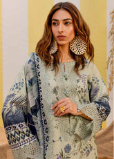 Nureh Embroidered Lawn Doriya Suits Unstitched 3 Piece - NU25GL NSG-183
